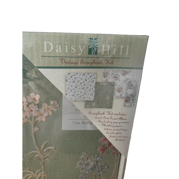 Daisy Hill 12×12 Vintage Scrapbook - 20 Top Loading Pages - Picture 1 of 6